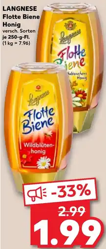 Kaufland LANGNESE Flotte Biene Honig Angebot