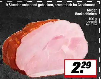 L. STROETMANN GROSSMARKT Milder Backschinken Angebot