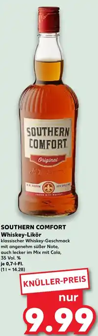 Kaufland SOUTHERN COMFORT Whiskey-Likör Angebot