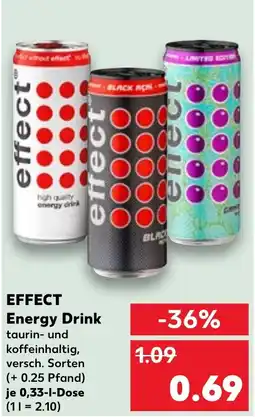 Kaufland EFFECT Energy Drink Angebot