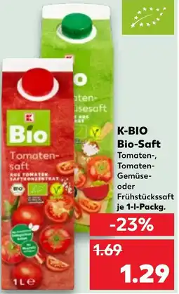 Kaufland K-BIO Bio-Saft Angebot