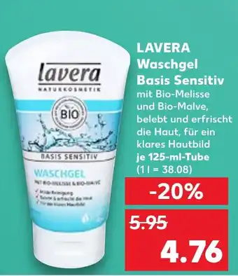 Kaufland LAVERA Waschgel Basis Sensitiv Angebot