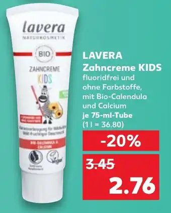 Kaufland LAVERA Zahncreme KIDS Angebot