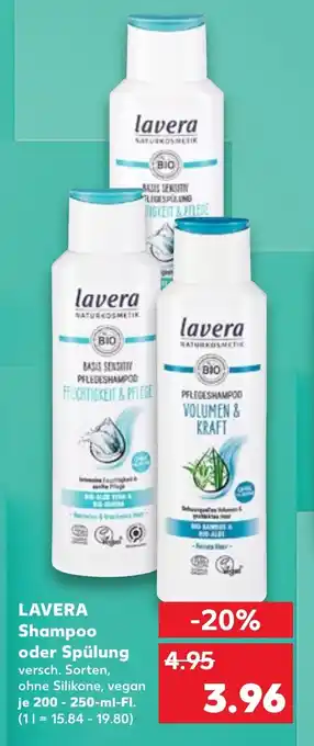 Kaufland LAVERA Shampoo oder Spülung Angebot