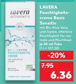 Kaufland LAVERA Feuchtigkeits- creme Basis Sensitiv Angebot