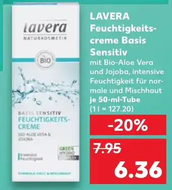 Kaufland LAVERA Feuchtigkeits- creme Basis Sensitiv Angebot