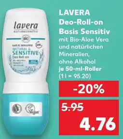 Kaufland LAVERA Deo-Roll-on Basis Sensitiv Angebot