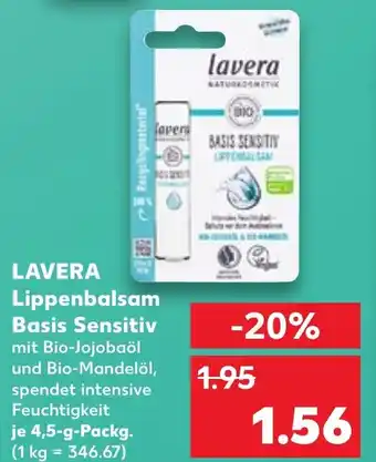 Kaufland LAVERA Lippenbalsam Basis Sensitiv Angebot