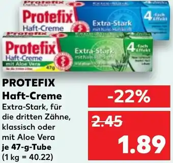 Kaufland PROTEFIX Haft-Creme Angebot