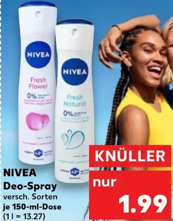 Kaufland NIVEA Deo-Spray Angebot