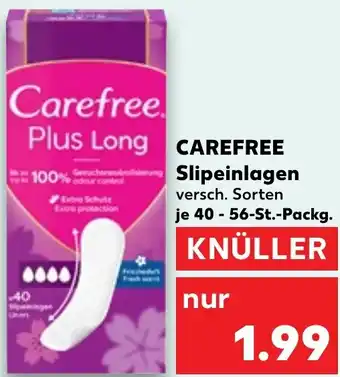 Kaufland CAREFREE Slipeinlagen Angebot