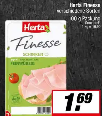 L. STROETMANN GROSSMARKT Herta Finesse Angebot