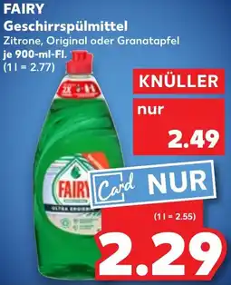 Kaufland FAIRY Geschirrspülmittel Angebot