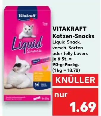 Kaufland VITAKRAFT Katzen-Snacks Angebot