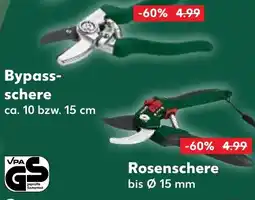 Kaufland PARKSIDE Bypass- schere/ Rosenschere Angebot