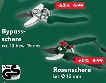 Kaufland PARKSIDE Bypass- schere/ Rosenschere Angebot