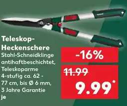 Kaufland PARKSIDE Teleskop- Heckenschere Angebot