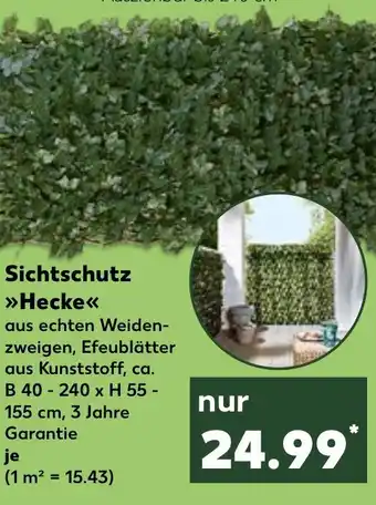 Kaufland Sichtschutz Hecke Angebot