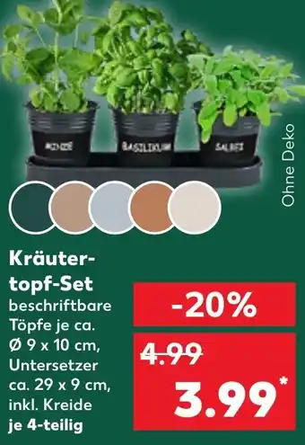 Kaufland Kräuter- topf-Set Angebot