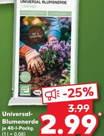 Kaufland Universal- Blumenerde Angebot