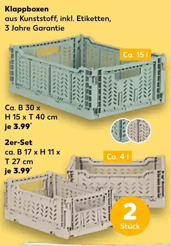 Kaufland LIV BO Klappboxen Angebot