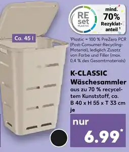 Kaufland K-CLASSIC Wäschesammler Angebot