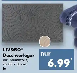 Kaufland LIV&BO Duschvorleger Angebot