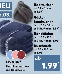 Kaufland LIV&BO Frottierwaren Angebot