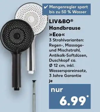 Kaufland LIV&BO Handbrause Eco Angebot