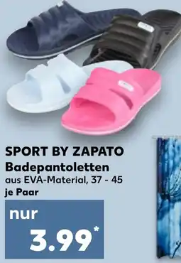 Kaufland SPORT BY ZAPATO Badepantoletten Angebot