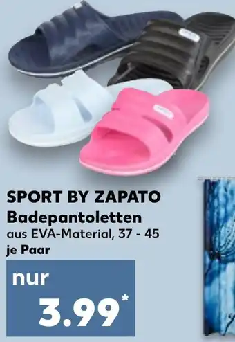 Kaufland SPORT BY ZAPATO Badepantoletten Angebot