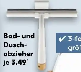 Kaufland LIV&BO Bad- und Dusch- abzieher Angebot