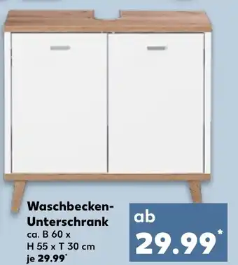 Kaufland LIV&BO Waschbecken- Unterschrank Angebot