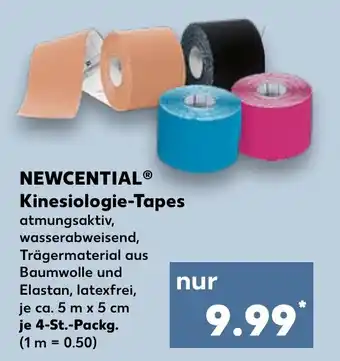 Kaufland NEWCENTIAL Kinesiologie-Tapes Angebot