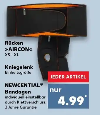 Kaufland NEWCENTIAL Rücken AIRCON Kniegelenk Angebot