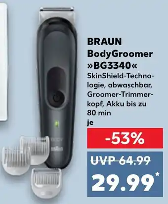 Kaufland BRAUN BodyGroomer BG3340 Angebot