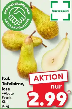 Kaufland Ital. Tafelbirne, lose Angebot