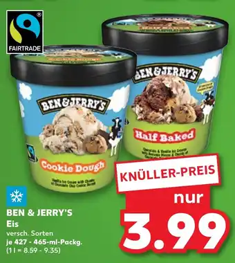 Kaufland BEN & JERRY'S Eis Angebot