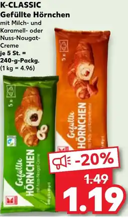 Kaufland K-CLASSIC Gefüllte Hörnchen Angebot