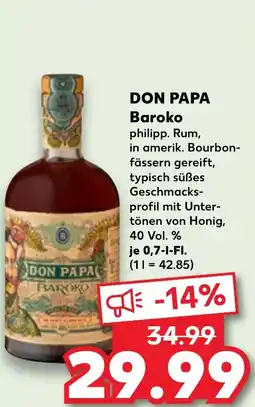 Kaufland DON PAPA Baroko Angebot