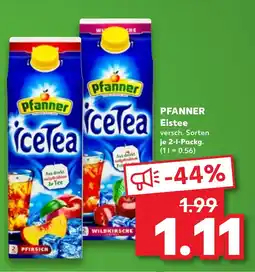 Kaufland PFANNER Eistee Angebot