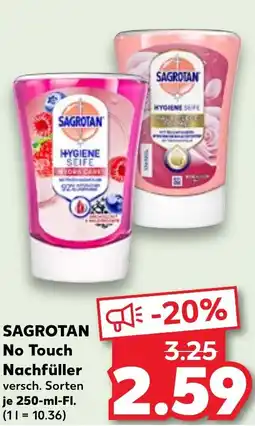 Kaufland SAGROTAN No Touch Nachfüller Angebot