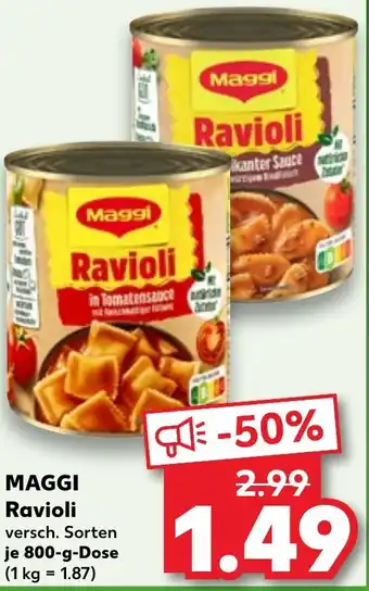 Kaufland MAGGI Ravioli Angebot