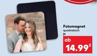 Kaufland Fotomagnet quadratisch Angebot