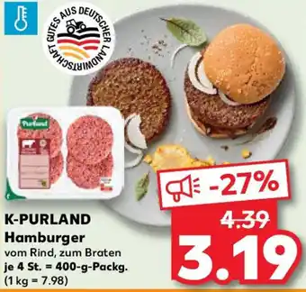 Kaufland K-PURLAND Hamburger Angebot