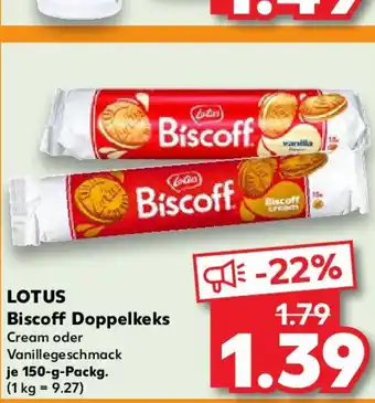 Kaufland LOTUS Biscoff Doppelkeks Angebot