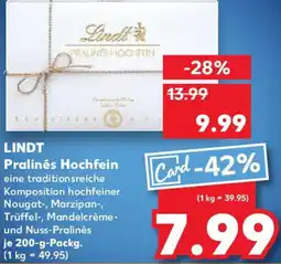 Kaufland LINDT Pralinés Hochfein Angebot