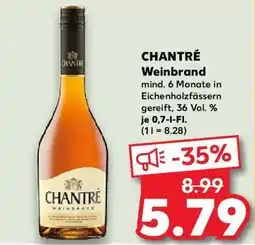 Kaufland CHANTRÉ Weinbrand Angebot