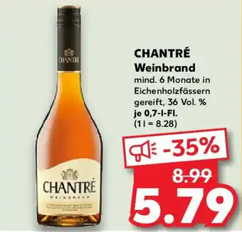 Kaufland CHANTRÉ Weinbrand Angebot