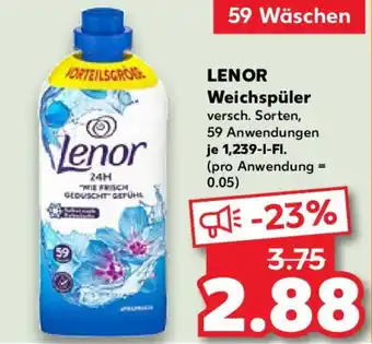 Kaufland LENOR Weichspüler Angebot